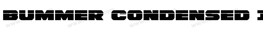 Bummer Condensed Ita字体转换